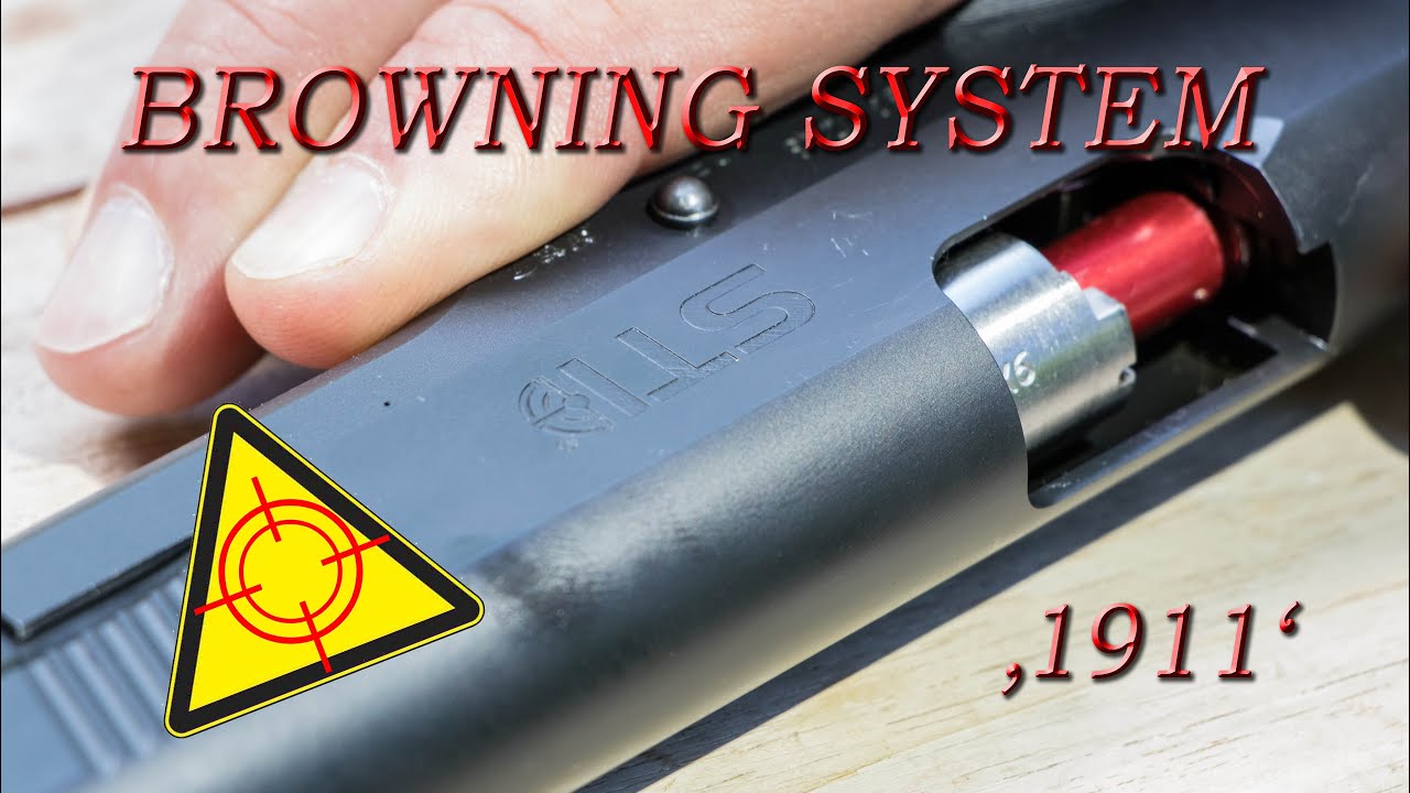 Schießsport: Colt 1911 & Derivate, Browning System,  Verriegelung an einer 1911