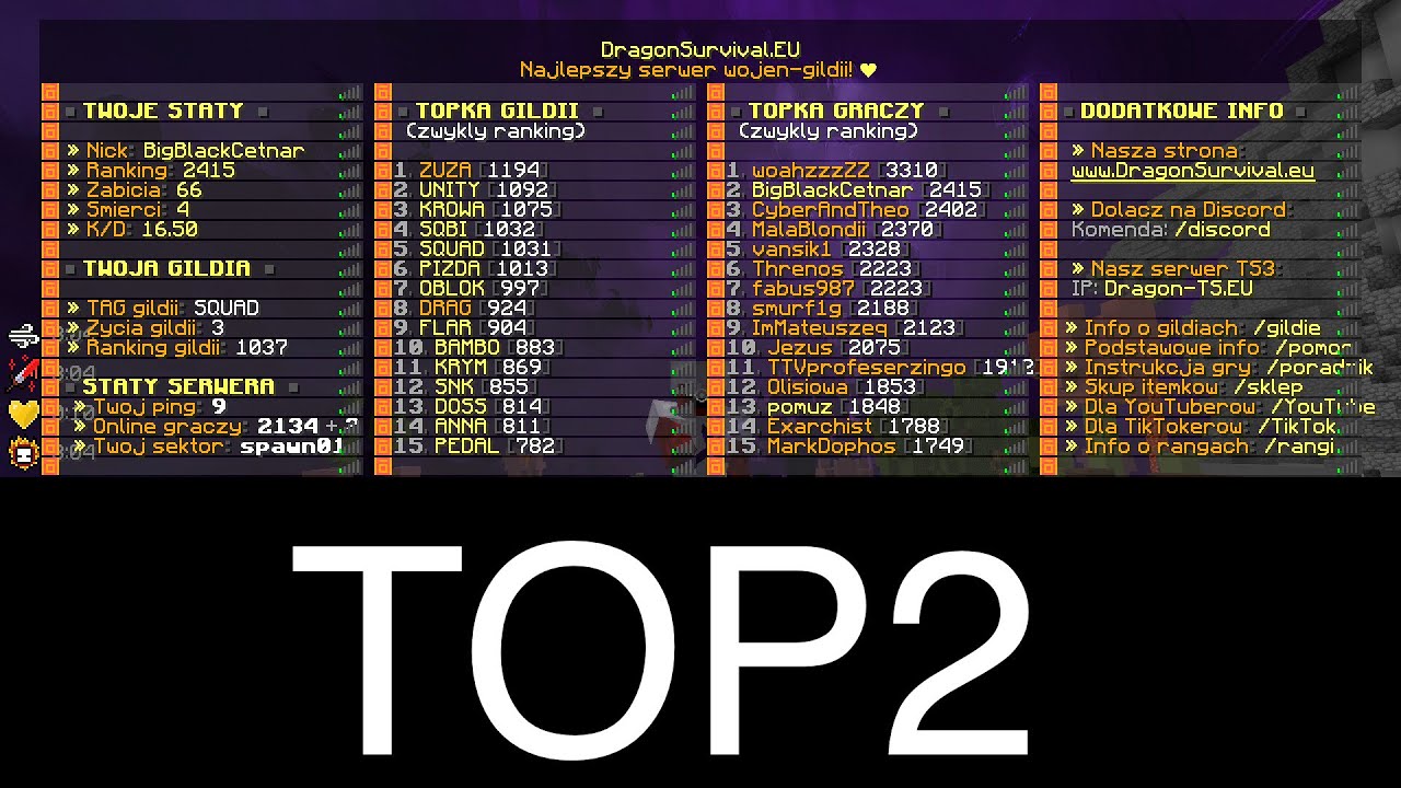 DRAGONSURVIVAL.EU | TEPARKI | TOPKI PADAJA | | TOP1(2) | KD 16 | GILDIA BENIS