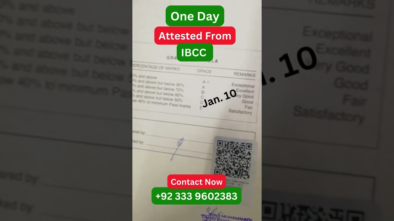 One Day Attested From IBCC  Jan  10
