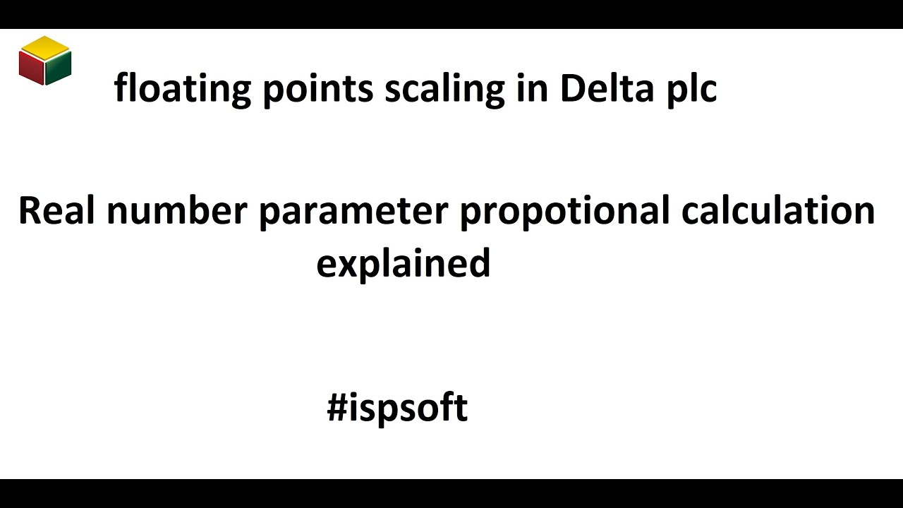 Delta PLC масштабирование с плавающей запятой, ispsoft