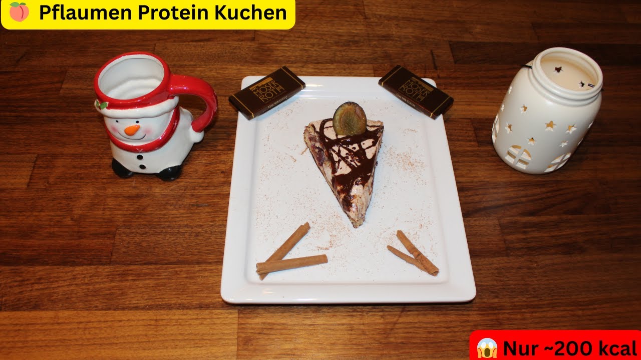 71 Protein Pflaumenkuchen 🍑🔥 Saftig, kalorienarm & cremig | Einfach backen! Jetzt testen#laktosefrei