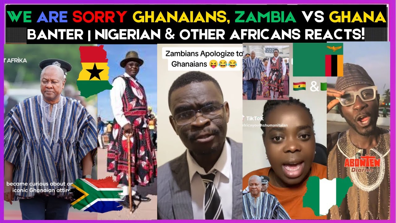 🇬🇭🇿🇲 We ARE SORRY GHANAIANS, ZAMBIA vs GHANA BANTER | NIGERIAN & OTHER AFRICANS REACTS | Kamma Dyn