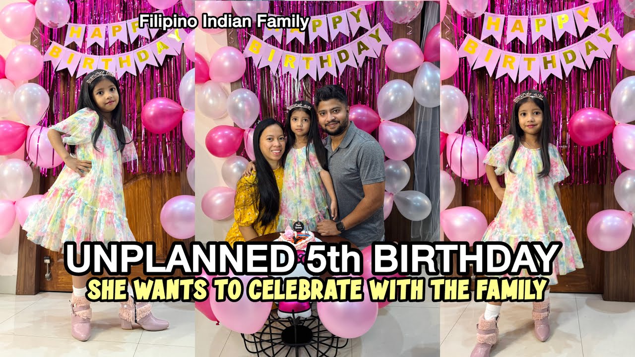 THE MOST UNPLANNED BIRTHDAY FOR OUR DAUGHTER.. MADE HER THE HAPPIEST! ♥︎Filipino Indian Family
