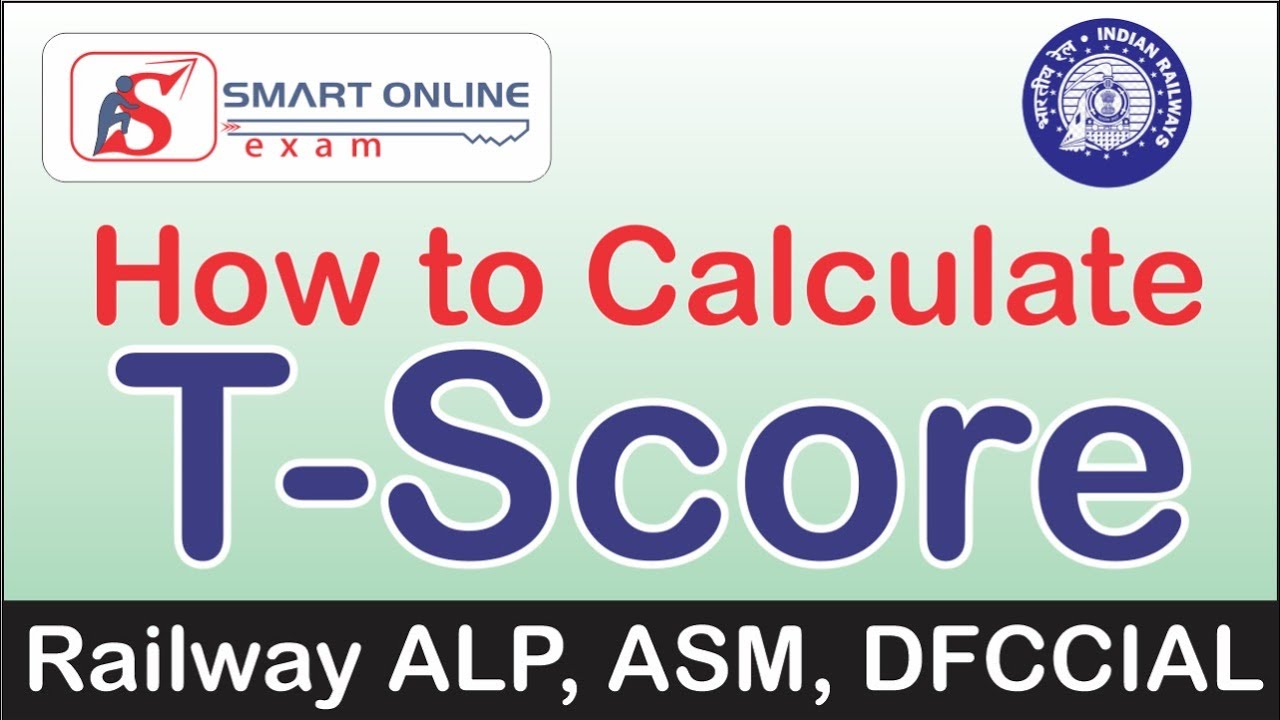 What is T-Score and how to Calculate? || Station Master Psycho Test || Loco Pilot Psycho Test
