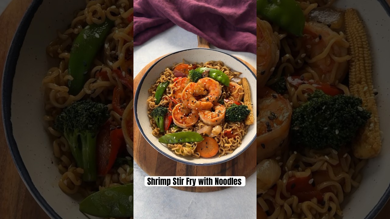Shrimp Stir Fry with Noodles