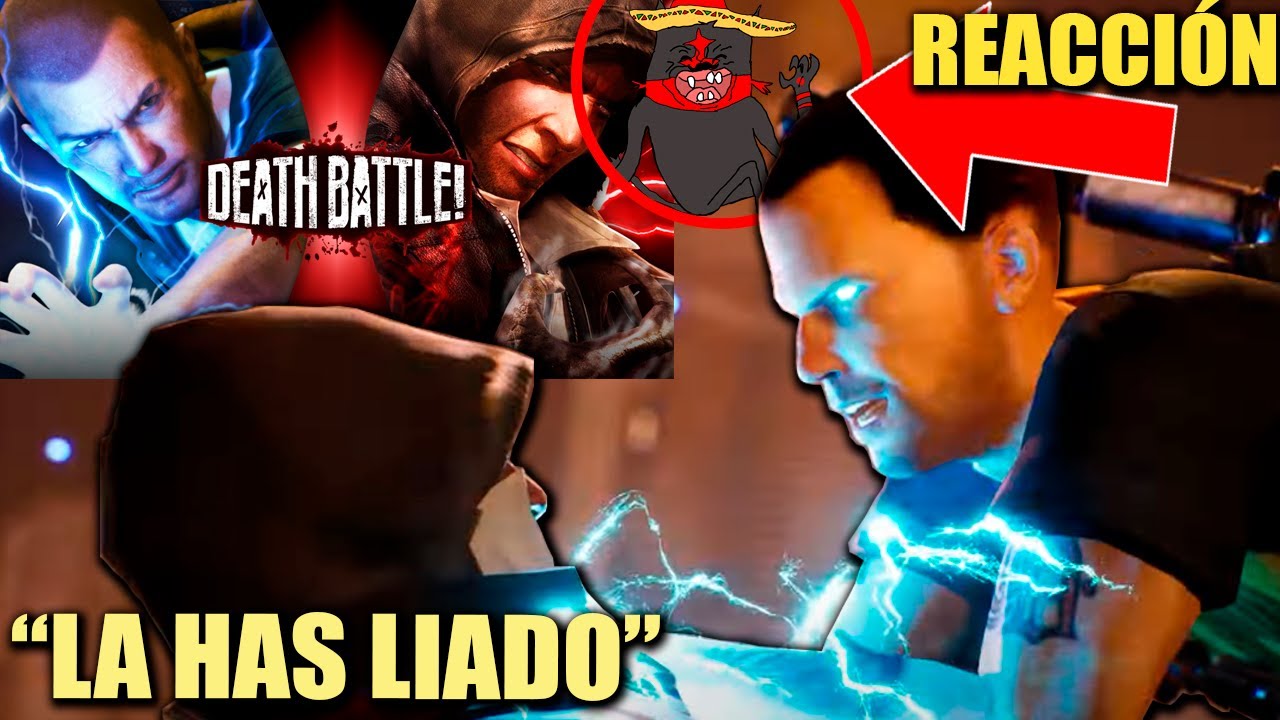REACCIÓN a Cole MacGrath vs Alex Mercer (Infamous VS Prototype) | DEATH BATTLE!