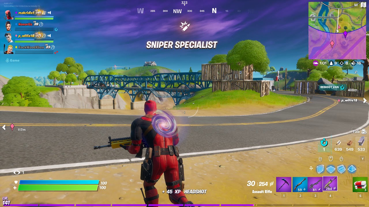 Fortnite: Double Sniper Kills | Heavy Sniper Headshot with GeForce