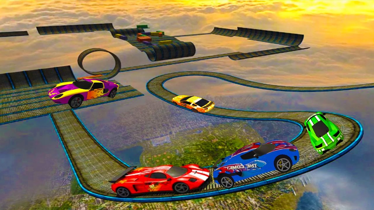 Impossible Stunt Car Tracks 3D Game Complete All Vehicles Unlocked & All Levels - Android GamePlay