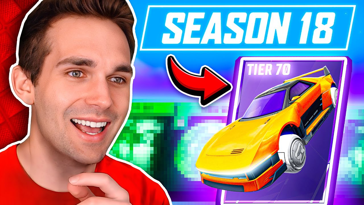 The NEW Season 18 Rocket Pass is INSANE! (New Tourney Rewards, Cars, Wheels, and Decals)