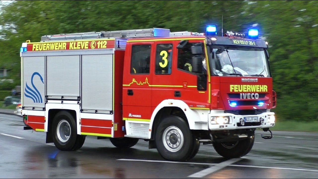 [Große Bombenevakuierung!] Zahlreiche Einsatzfahrten von Feuerwehr und Rettungsdienst in Kleve