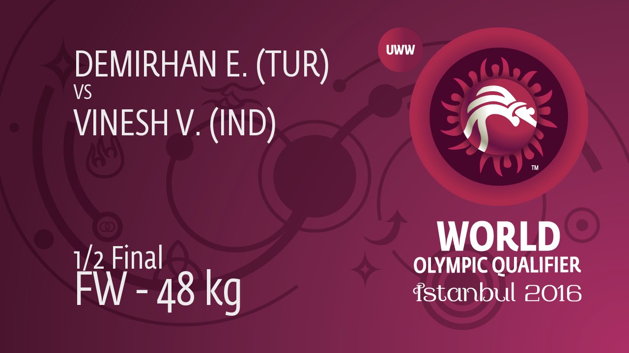 1/2 FW - 48 kg: V. VINESH (IND) df. E. DEMIRHAN (TUR) by TF, 12-2