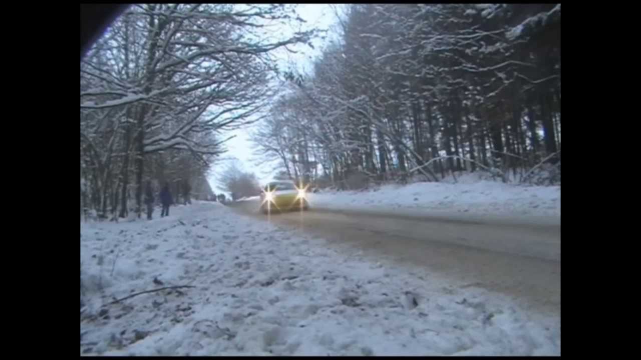 Marc Duez Porsche GT3 on the limit in Snowy Conditions Pure Sound