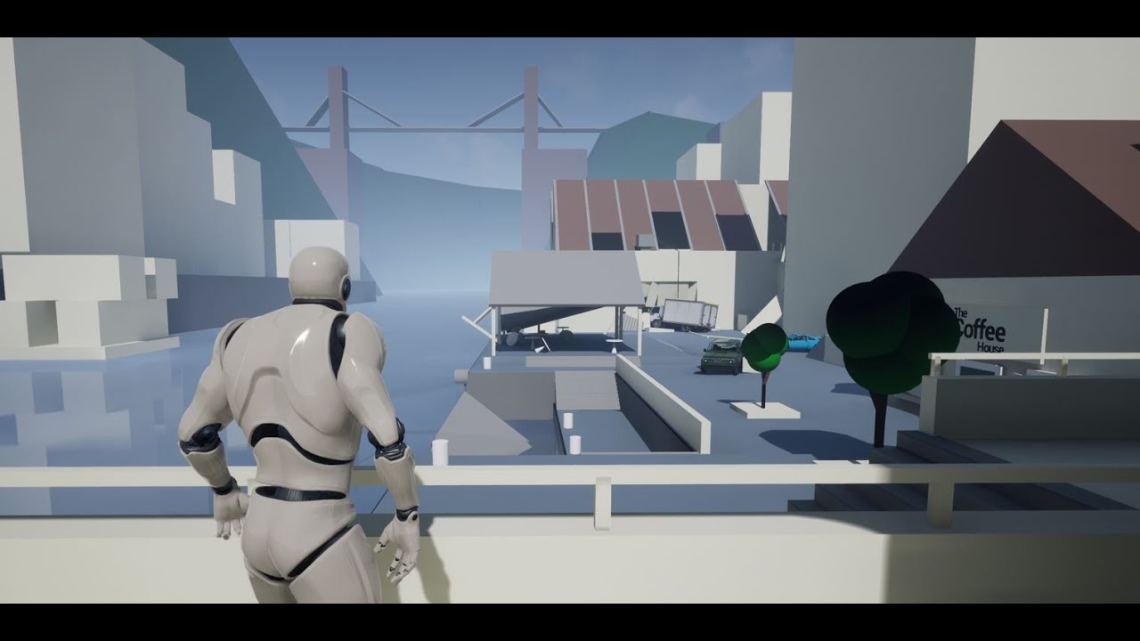 Harbourside - 'The Last of Us' level blockout