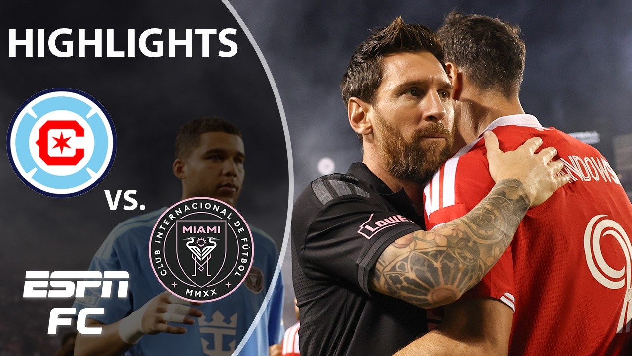 LEWANDOWSKI VS. MESSI 🍿 Chicago Fire vs. Inter Miami | MLS Highlights | ESPN FC