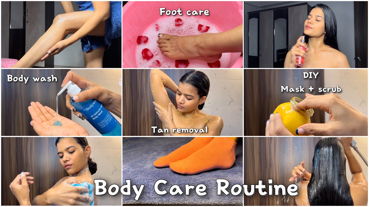 My Body Care Routine | Body Acne, Dark Spots & Dryness | Body Scrub, Mask & Moisturiser