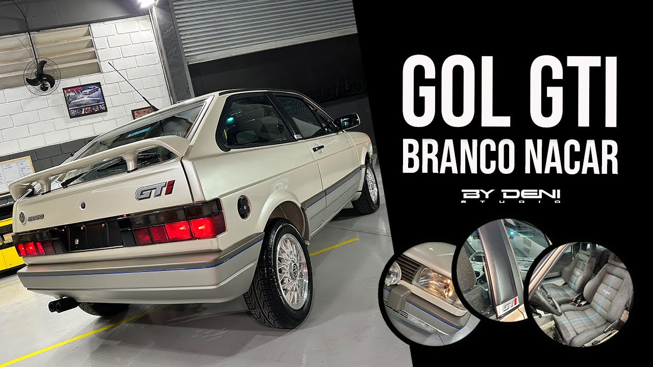 Gol GTI 1994 Branco Nacar: uma apresentação completa + teste de rodagem!