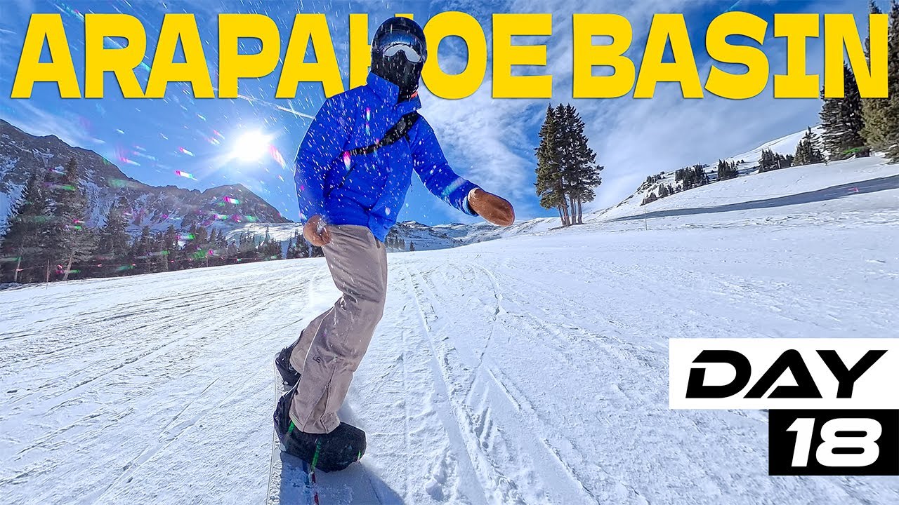 После Рождества, горнолыжный курорт A-Basin | День 18, сноубординг