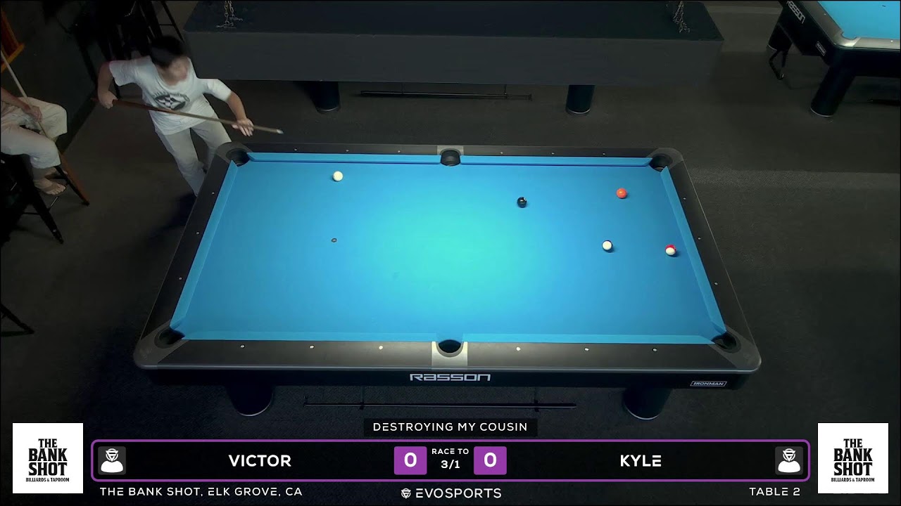 VICTOR vs KYLE - THE BANK SHOT - TABLE 2 | EvoSports