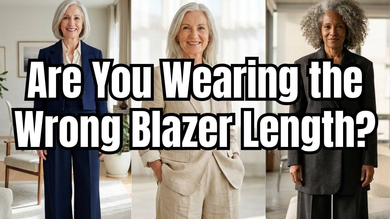 Are You Choosing the Wrong Blazer Length After 60?