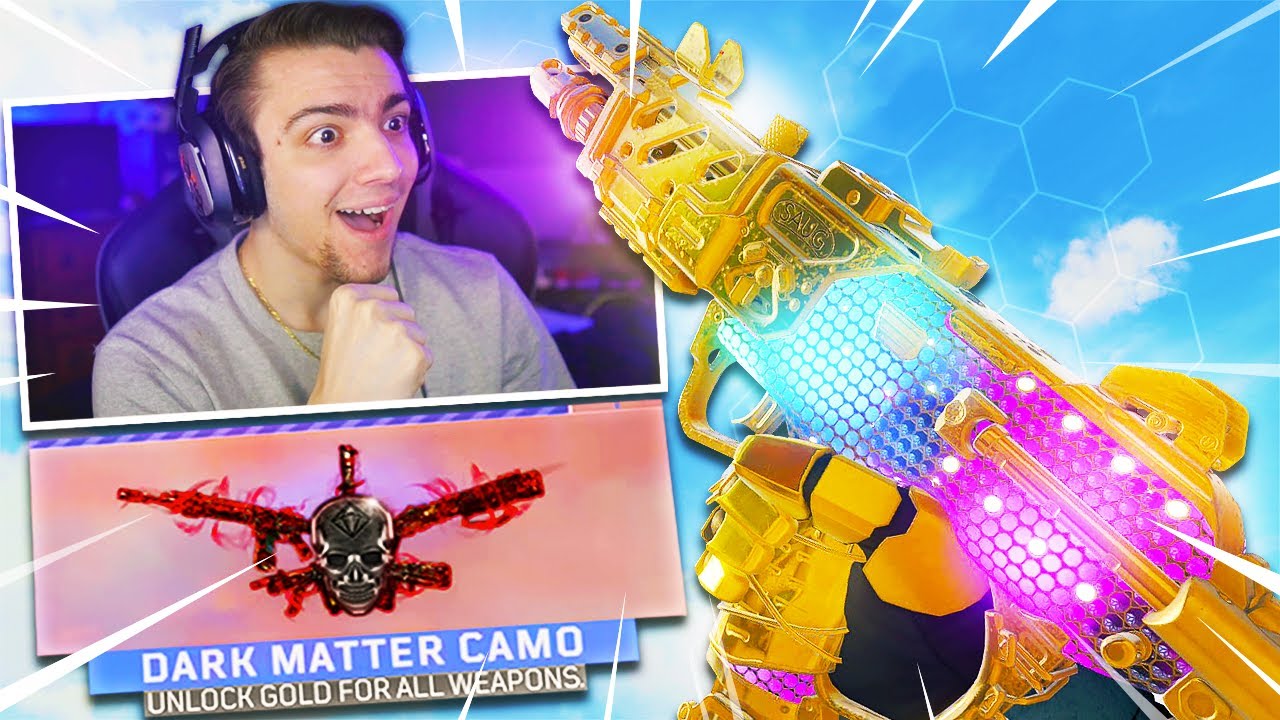 this is a CHEAT CODE for Dark Matter Camo in Black Ops 4... (Diamond SMGs)