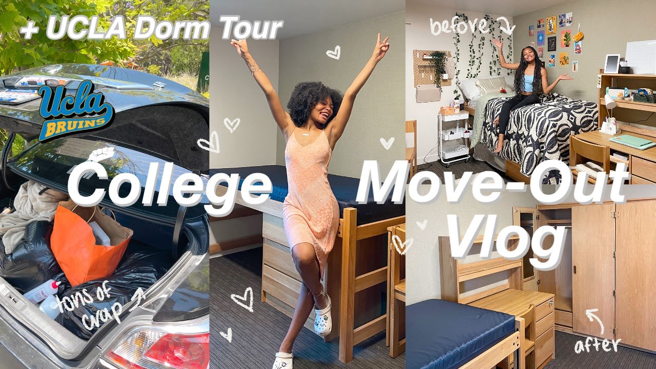 UCLA SAXON SUITES DORM TOUR + MOVE OUT VLOG 2022