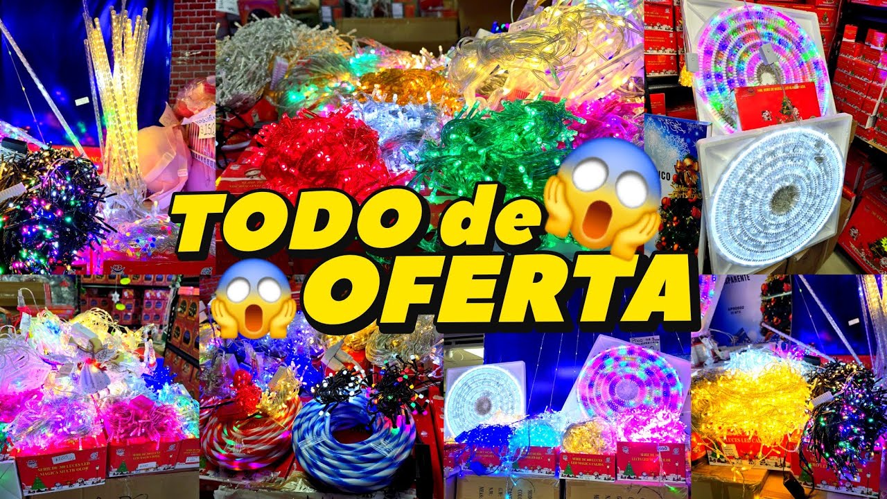 🎅 LUCES Y SERIES NAVIDEÑAS en OFERTA 💲💲😱 Corre que se ACABA! 😱Precios POR PIEZA | #novedadeslupita 
