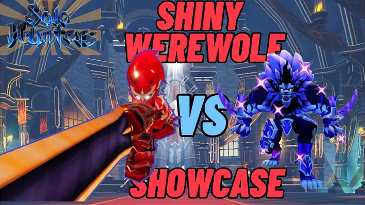 Roblox Best Game Series | Solo Hunters | Shiny Werewolf Showcase | Beating Cursed Commander again