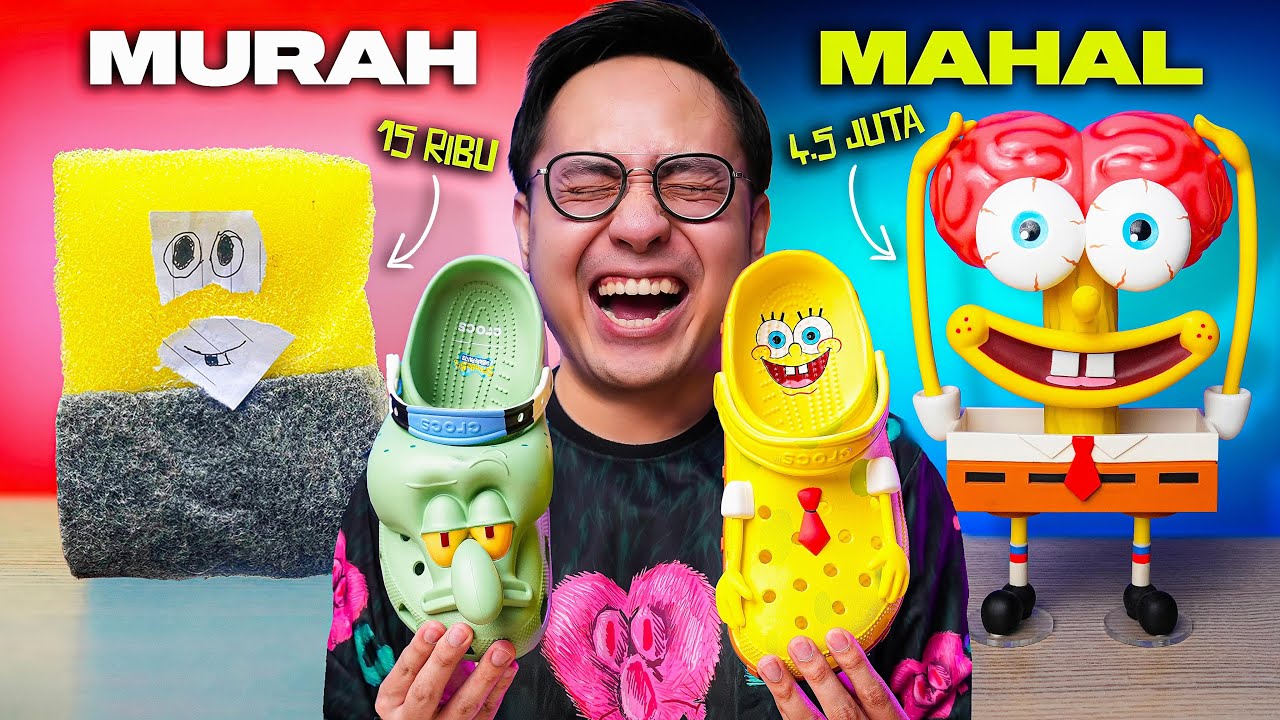 UNBOXING BARANG ANEH SPONGEBOB TERMURAH SAMPAI TERMAHAL! 