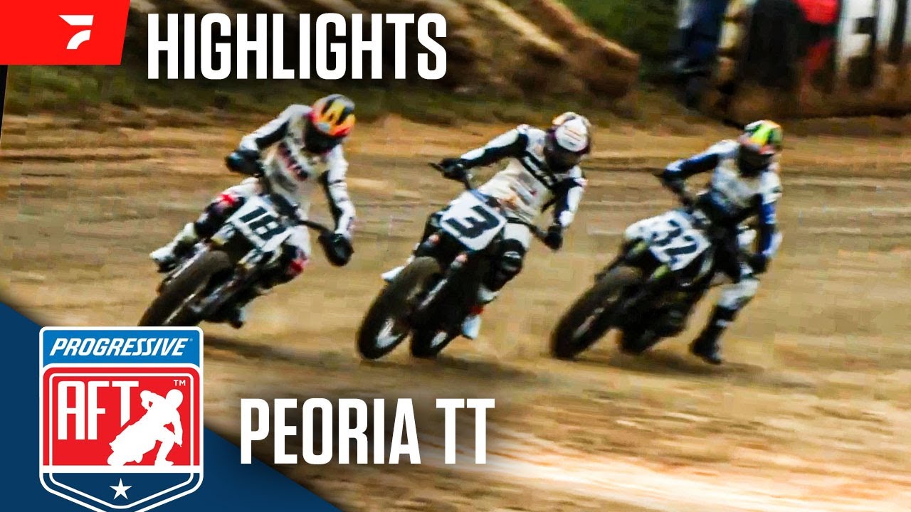American Flat Track at Peoria TT 8/16/25 | Highlights