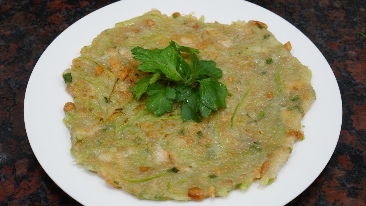 潮汕特色美食， 蝦仁秋瓜烙，一試無法自拔，大人小孩都愛吃【潮州山哥】