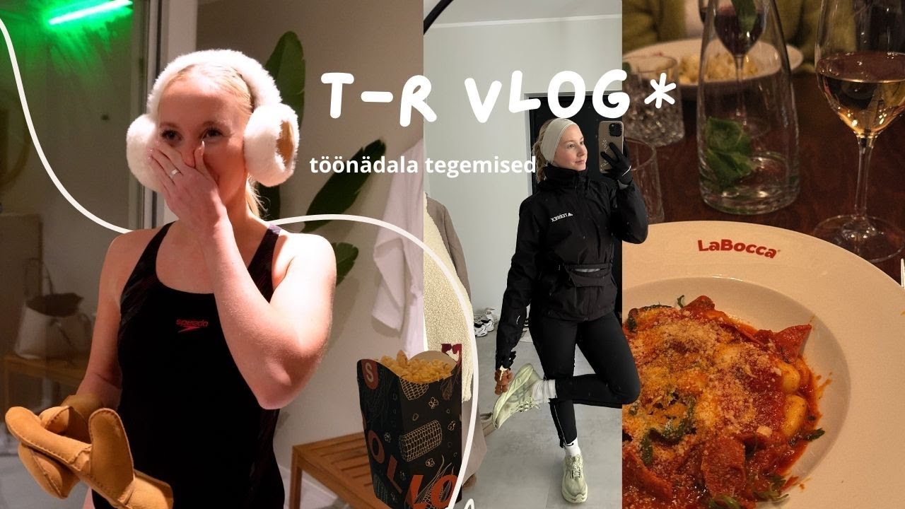 *töönädala* vlog: uued kogemused, kinoõhtu, trennid jm 🤓📓☕️
