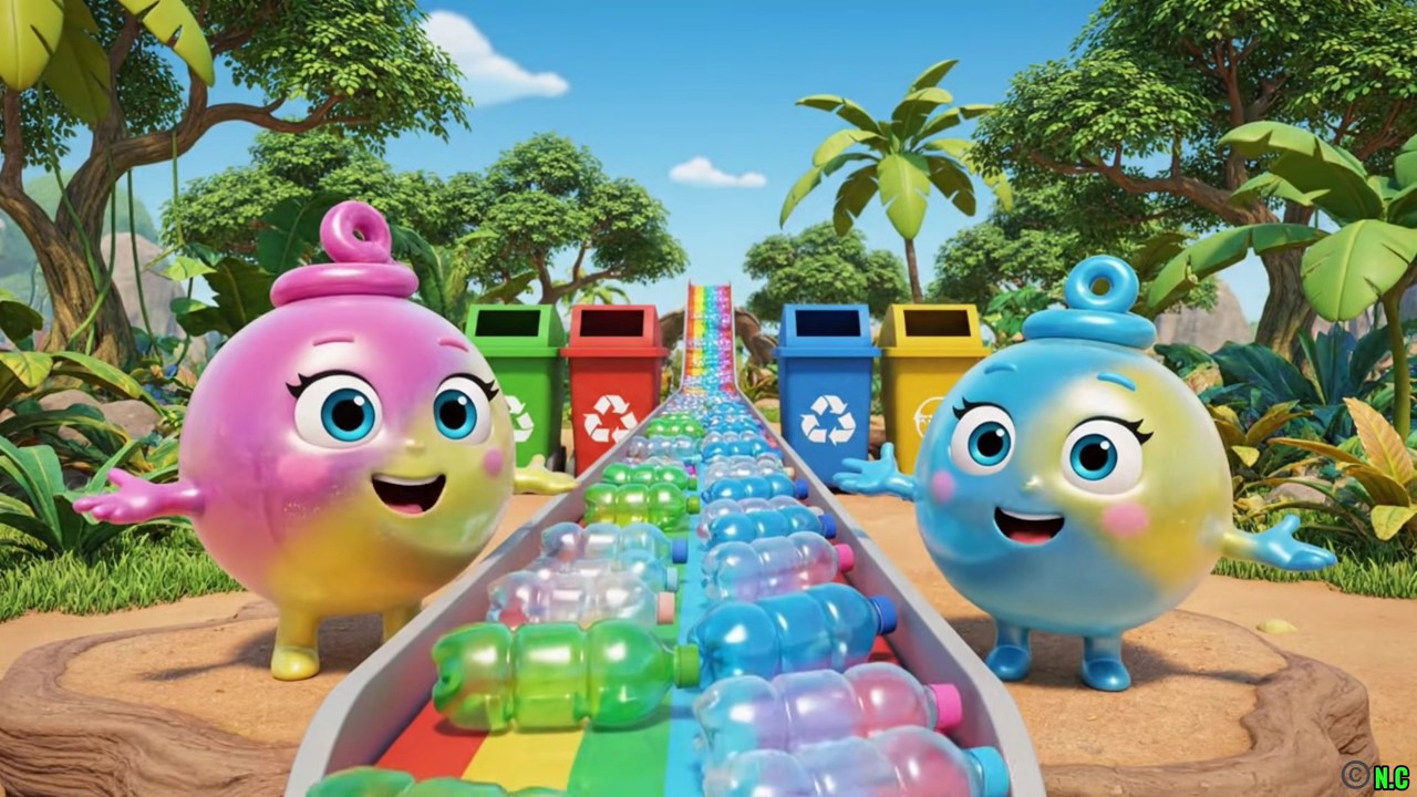 Learn Recycling for Kids ♻️🌊 | Sil & Sol Save the Ocean | Educational Kids Series | Sloopiland