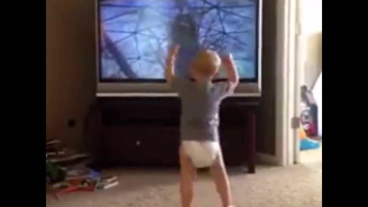 Baby imitates Rocky (Full Video)