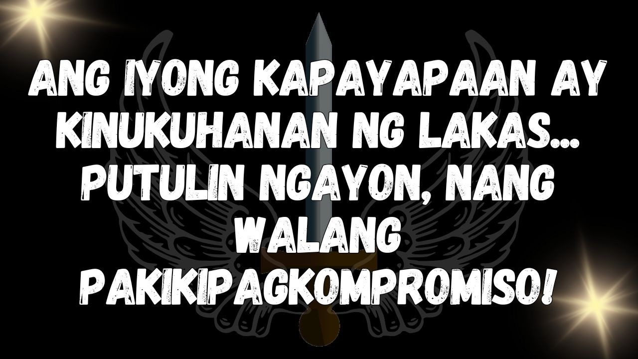 Ang iyong kapayapaan ay kinukuhanan ng lakas    putulin ngayon, nang walang pakikipagkompromiso!