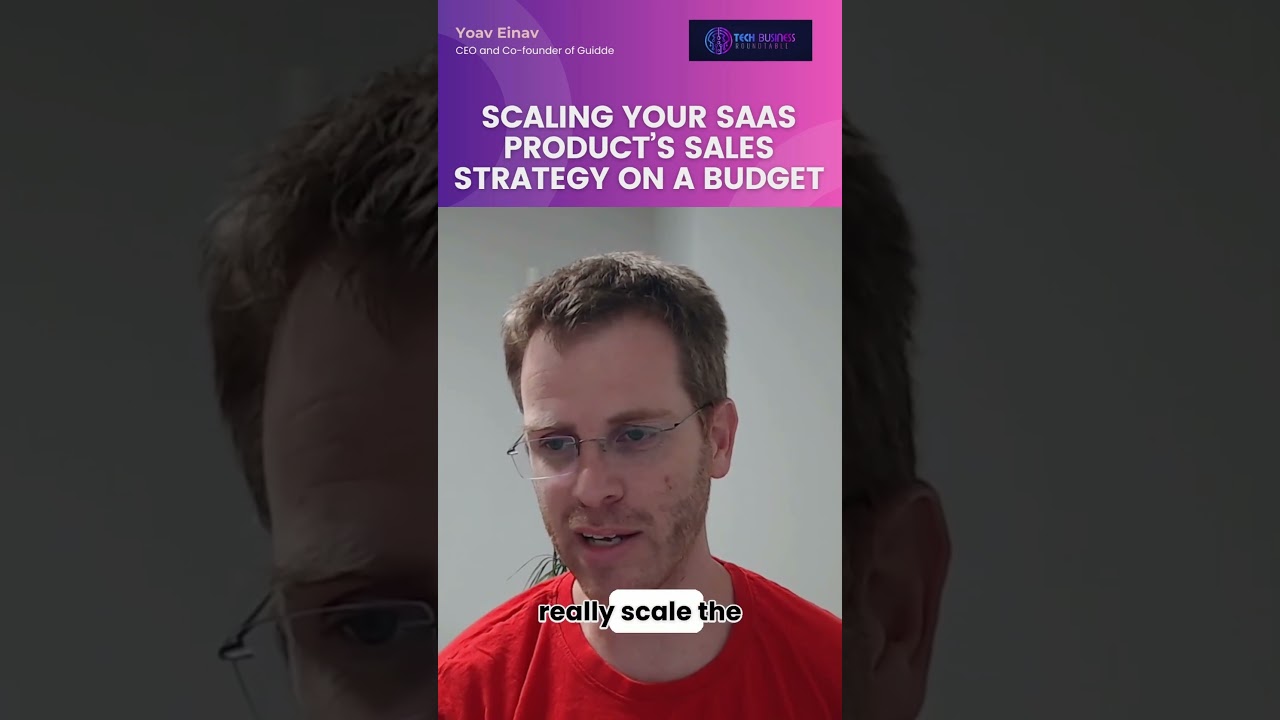 Scaling your SaaS Product's Sales on a Budget #podcast #techempowerment #business