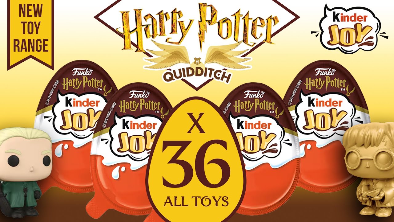 Harry Potter Kinder Joy International Unboxing | Funko Pop | Quidditch