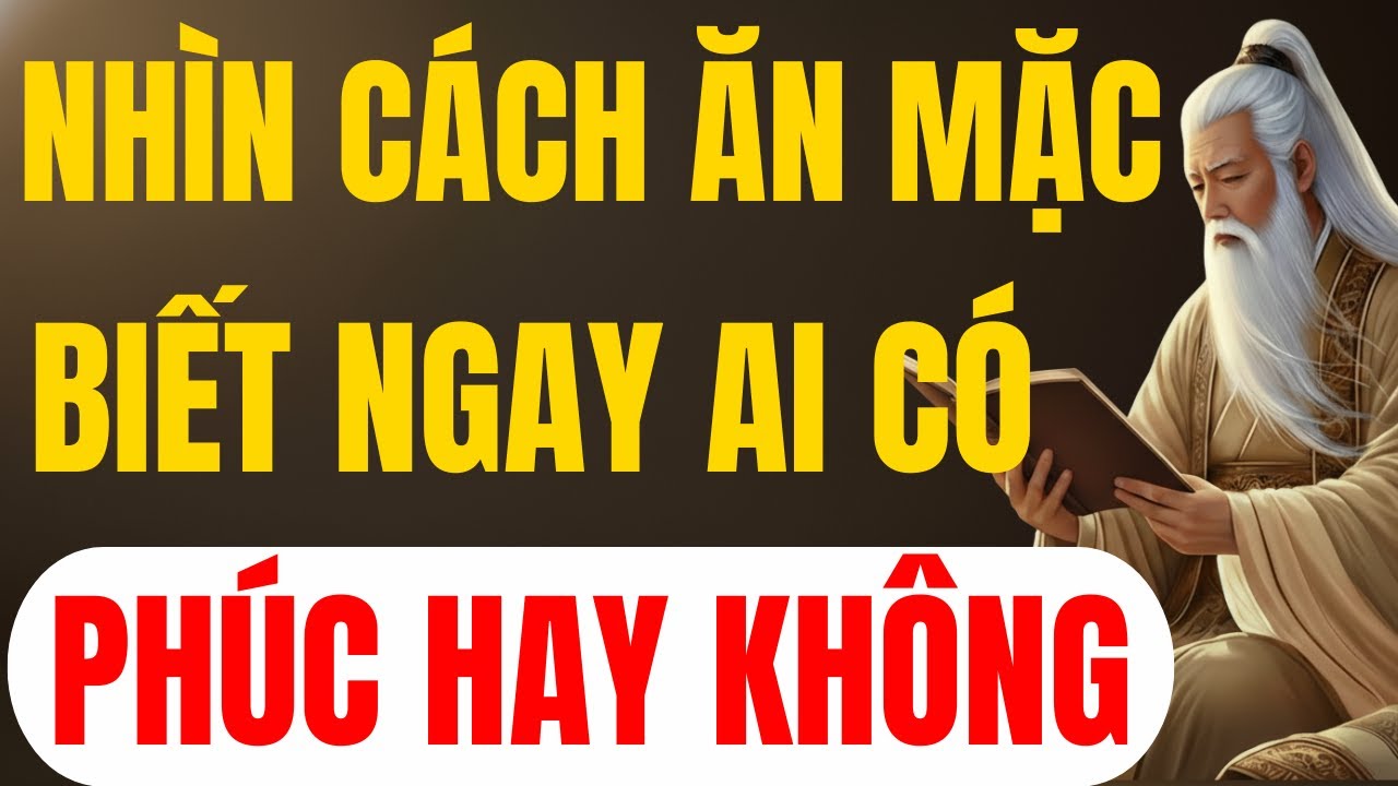 CỔ NHÂN TIẾT LỘ: Ăn Mặc Có Đức Hay Không, Chỉ Cần Nhìn 3 Điểm Này Là Biết | LỜI DẠY CỔ XƯA