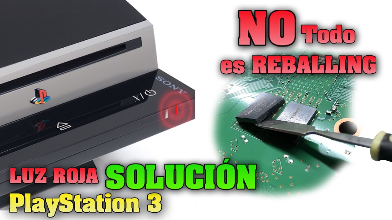 PlayStation 3 Luz Roja Posible Solución