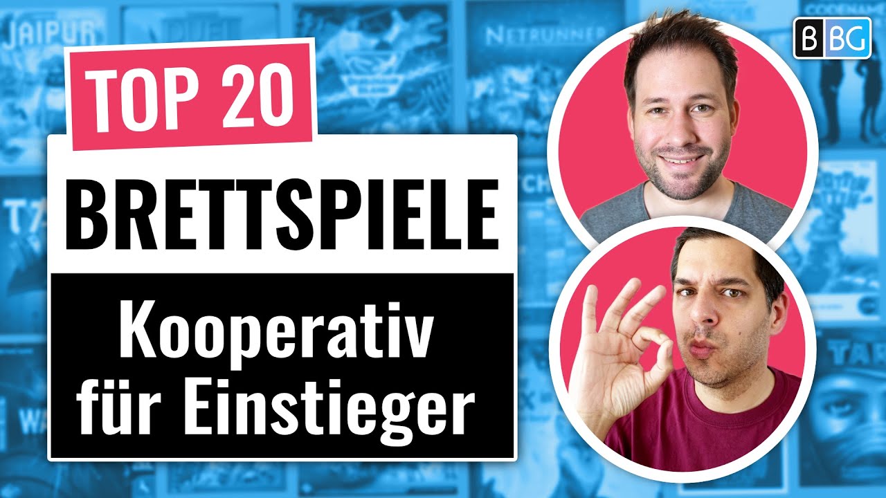 BESTE kooperative Brettspiele für Einsteiger 🏆