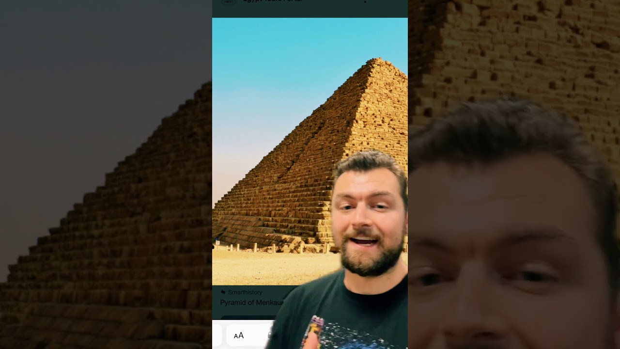 This man tried to destroy the Pyramids #shorts