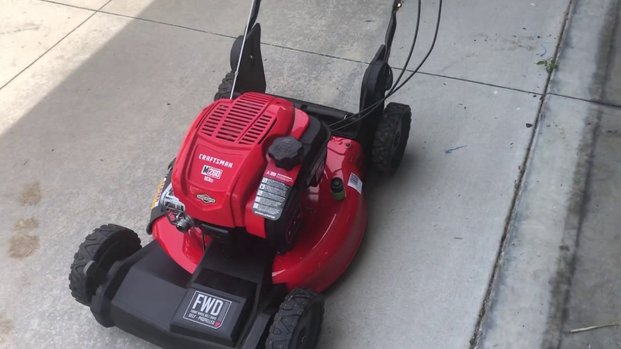 Craftsman M260 FOLDING Lawn Mower Overview
