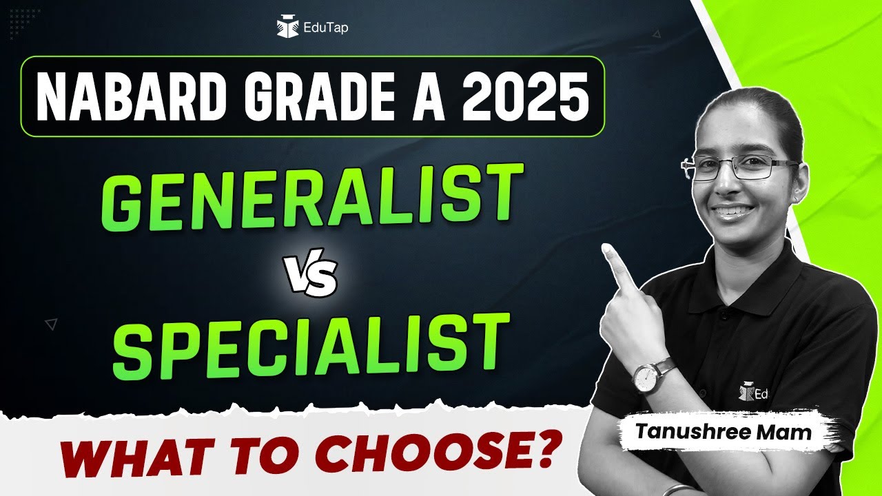 NABARD Grade A Generalist & Specialist | How To Choose Stream In NABARD |Eligibility For NABARD Exam