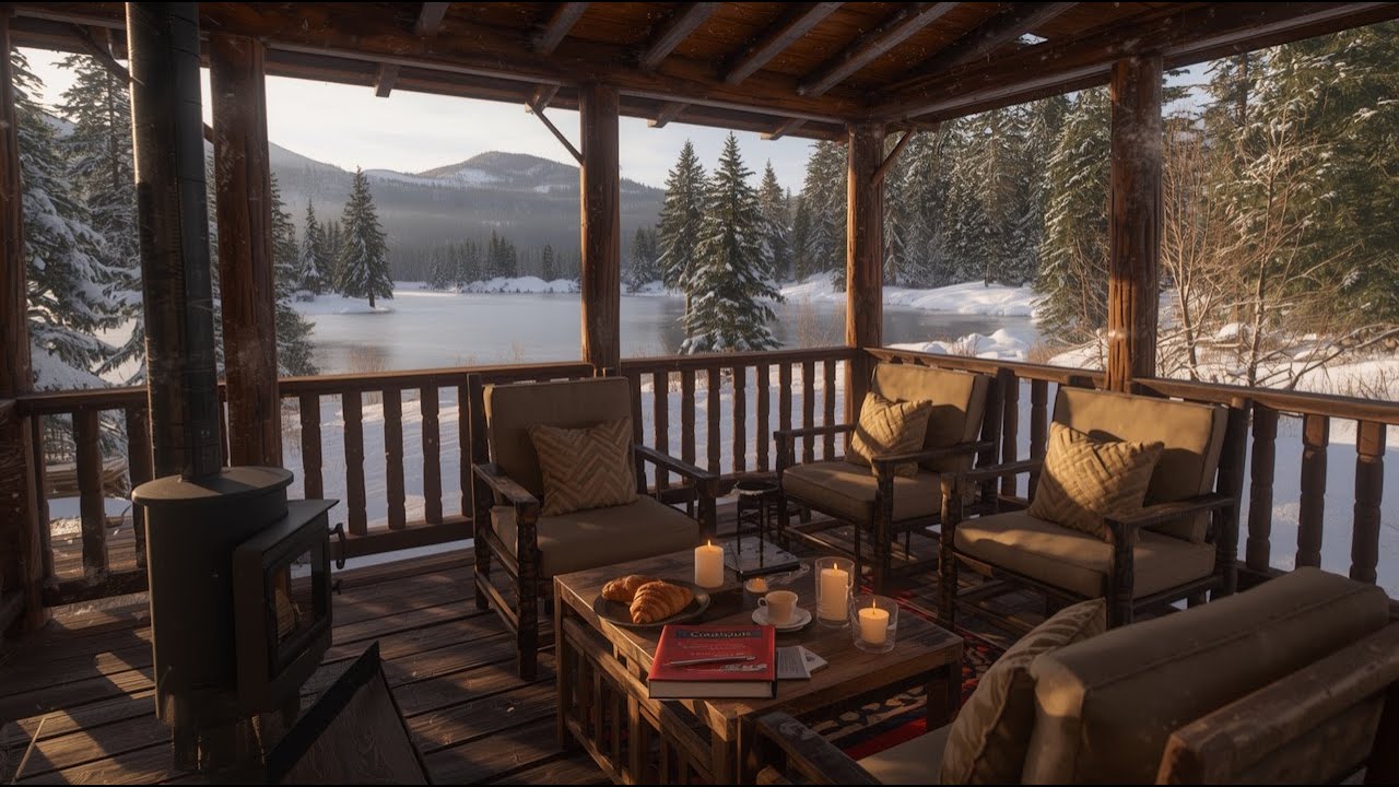 Morning ☕ Slow Snow & Smooth Jazz Music for Deep Work, Study & Focus
