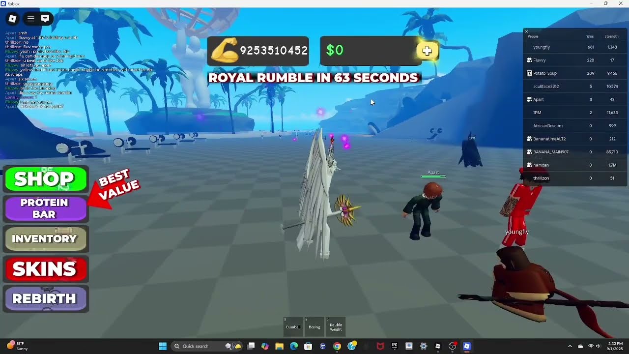 1v1s against Fluvvy