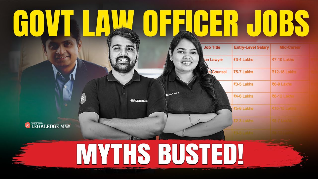 Government Law Officer Jobs Myths Busted