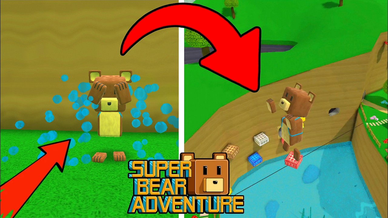 Can I Find 3 Invisible Place in Bear Village ?