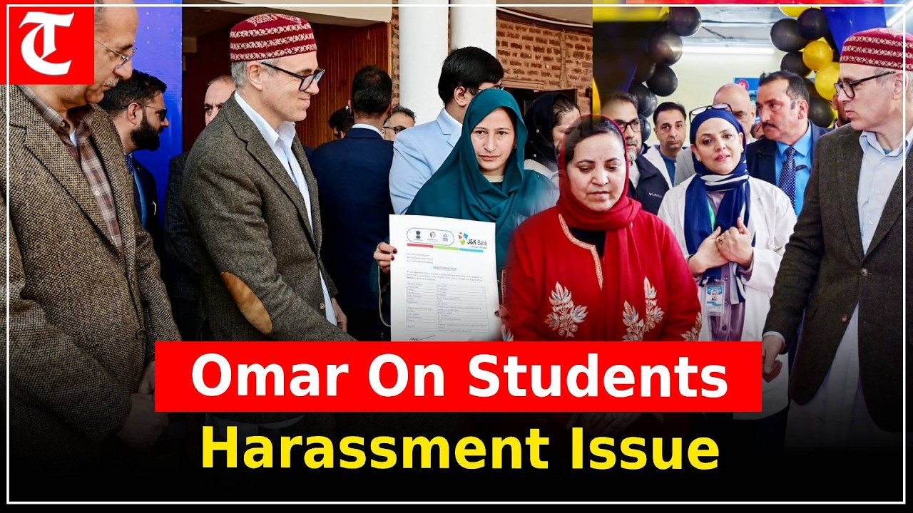 Omar Abdullah reacts to alleged harassment of Kashmiri students