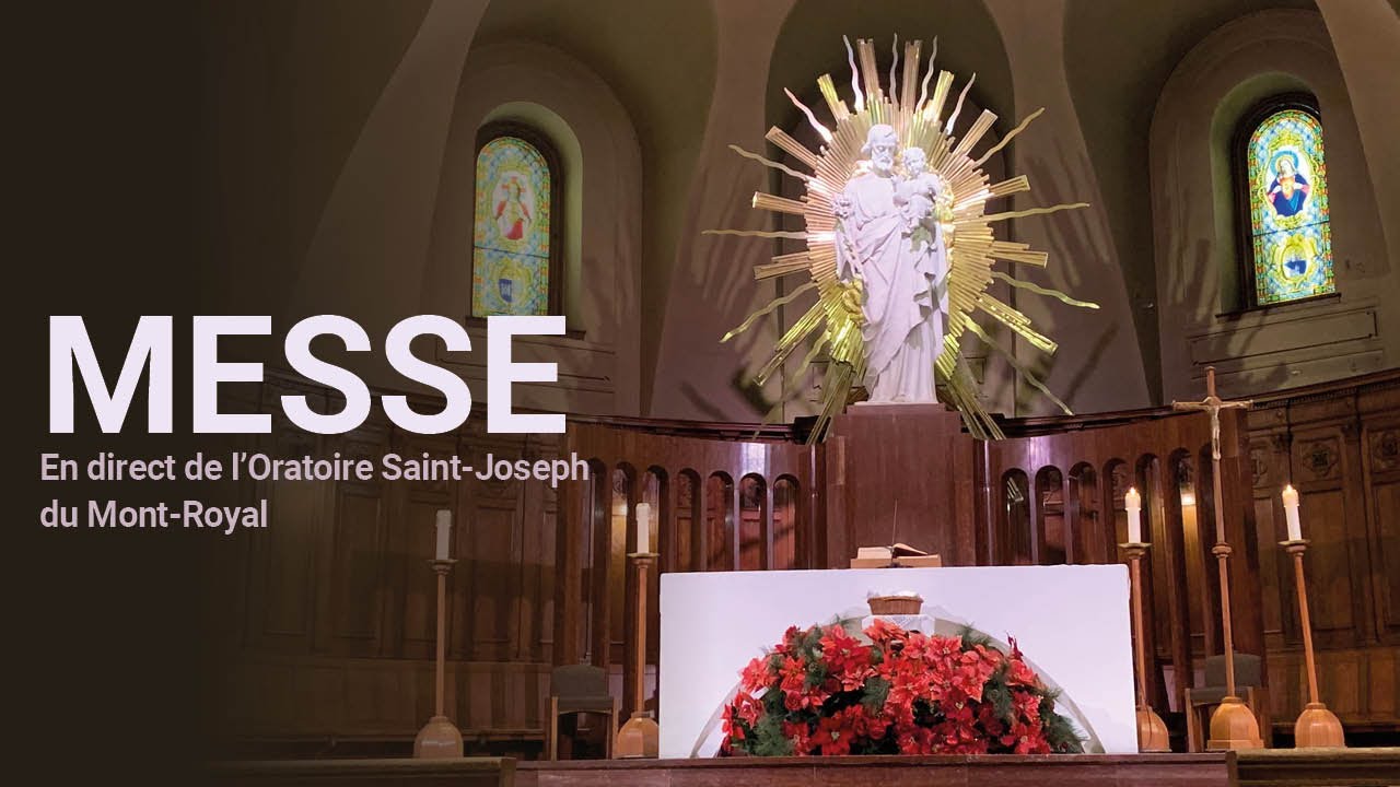 Messe du 6 mars 2026 en direct de l'Oratoire Saint-Joseph