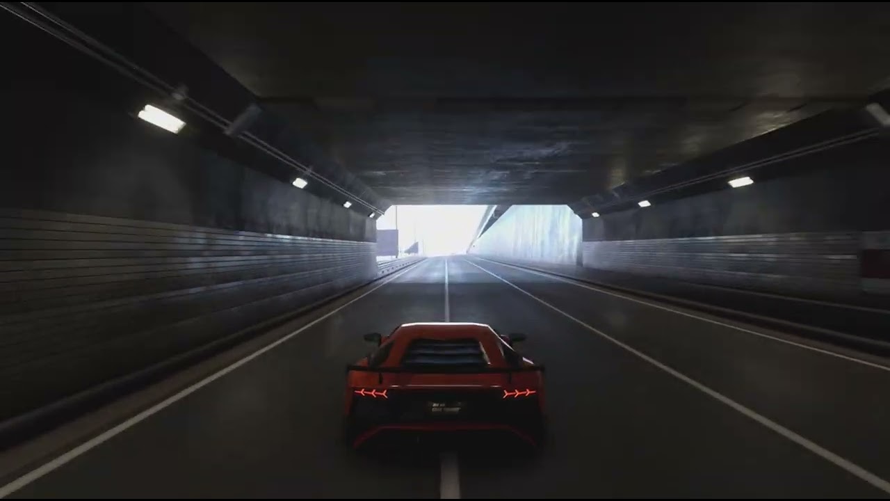 Aventador SV In The Tunnel Is Great
