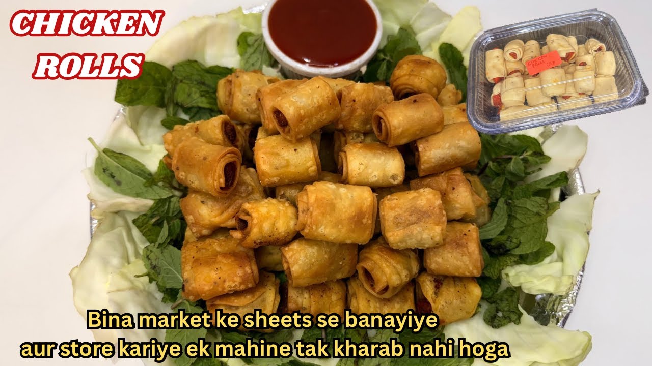 Bakery Mini Chicken Tandoori Rolls | Half Kg Hyderabadi Wedding Rolls | Chicken Starter | Iftar 2026